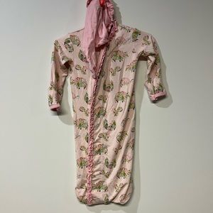 Magnetic Me Newborn Magnetic Gown with Matching Hat